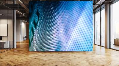 CloseUp LED blurred screen. LED soft focus background. abstract background ideal for design. Wall mural