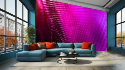 CloseUp LED blurred screen. LED soft focus background. abstract background ideal for design. Wall mural