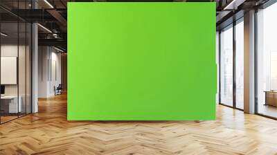 bright green surface on the wall Wall mural