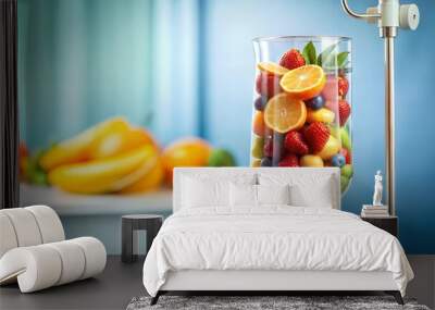 IV Drip Vitamin Infusion Therapy Wall mural