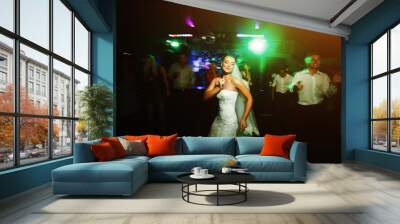 beautiful wedding dance Wall mural