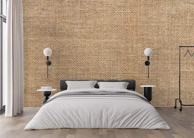 Burlap background and texture Wall mural