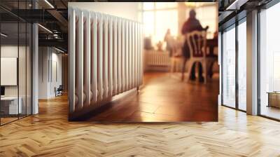 Modern radiators designed for cozy and stylish home use. Sleek designs and advanced technology for efficient temperature regulation. Maintaining a comfortable indoor environment during cold seasons. Wall mural