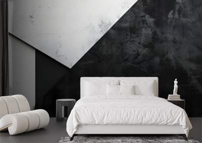 Abstract geometric shape clean background Wall mural