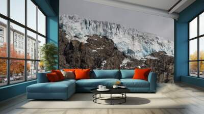 The Fellaria glacier in Valmalenco Wall mural