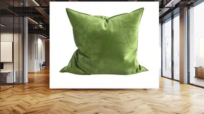 Green pillow, different versions, set, transparent or isolated on white background Wall mural