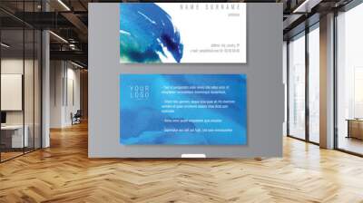 Business card template Wall mural