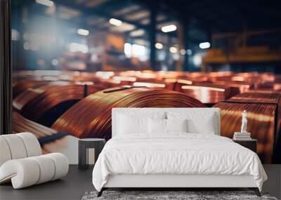 Copper Wound Wire Manufacture Wall mural