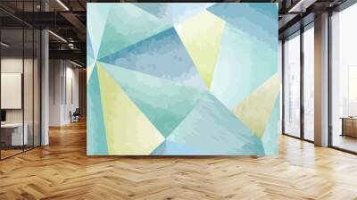 Abstract pattern Geometric watercolor seamless background Wall mural