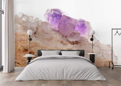 amethyst mineral sample Wall mural