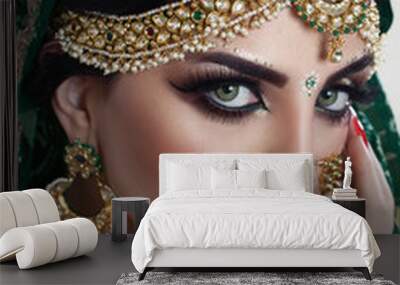 indian beauty Wall mural