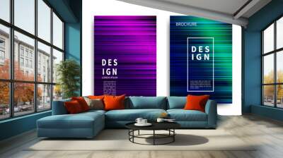 Abstract covers design vector. Gradient creative colorful design Wall mural