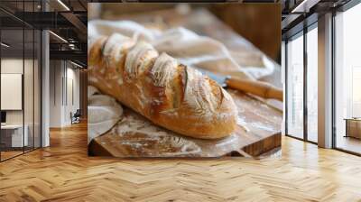 Bread Lame: Tool for scoring bread dough before baking to control expansion Wall mural