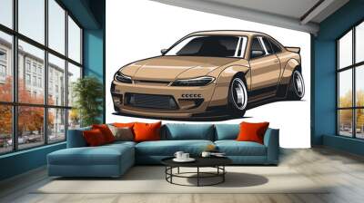 sport car jdm vector illustration Wall mural