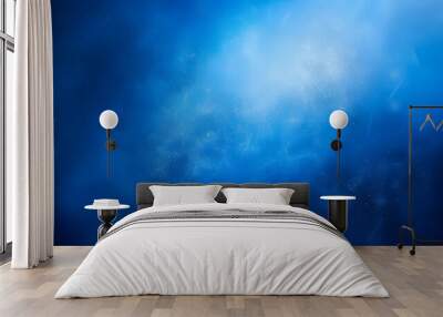 indigo navy blue gradient bright light and glow texture background. Generative AI. Wall mural