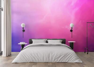 Pink and purple colorful gradient abstract background. Generative AI. Wall mural