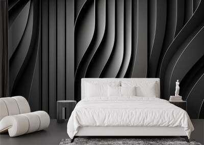 black and white background Wall mural