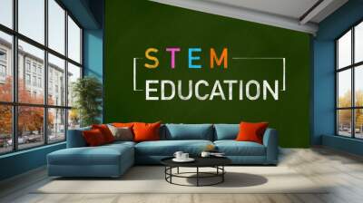 STEM EDUCATION Wall mural