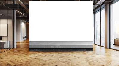 cement shelf table isolated on a white backgrounds, for display products, 3d render
 Wall mural