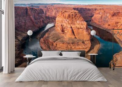 Horseshoe Bend at the Grand Canyon. The famous breathtaking point must visit. Colorado River Wall mural