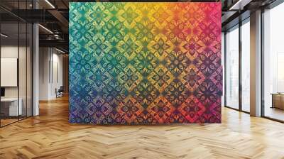 abstract colorful bold background Wall mural