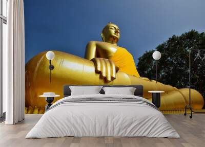 Golden big Buddha Wall mural