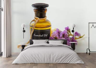 Essential oil on white background Wall mural