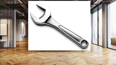 Basic hand tools, Combination Wrench, isolated on white background  Wall mural