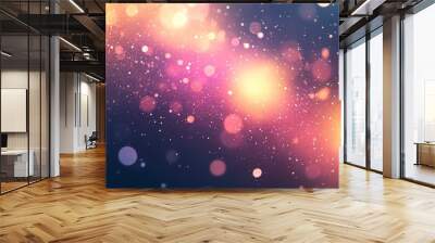 Bokeh background with light. Glitter and diamond dust, subtle tonal variations.  Wall mural