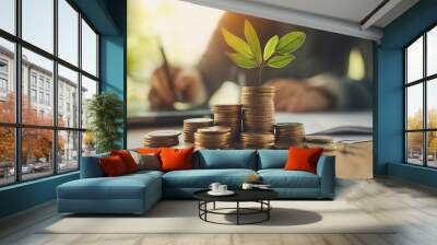 Investment fund investment concept. Wall mural