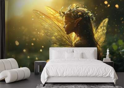 Mystical Forest Fairy  Wall mural