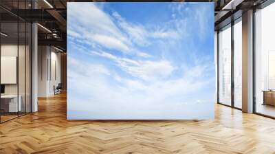 Blue sky with cloud Wall mural