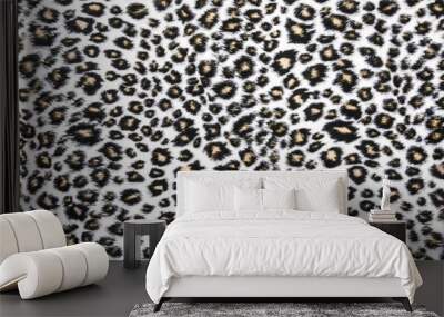 Texture of leopard fabric Wall mural