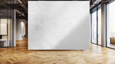 White concrete wall background, texture Wall mural