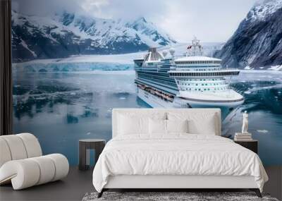 Cruising through the Icy Wonders of Alaska s Majestic Landscapes Wall mural