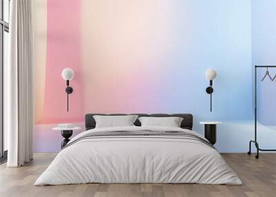 Soft Pastel Ombre Backdrop for Product Presentation and Display Wall mural