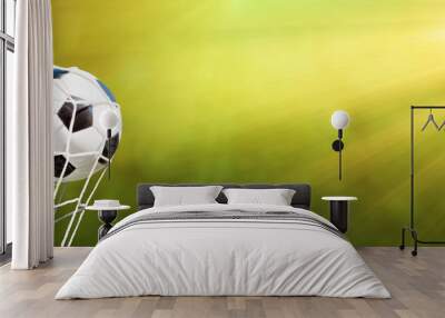 Ball im Netz Wall mural