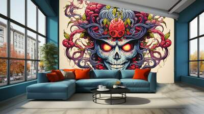 Devil Fruit Power: Mystical Abilities Unleashed Wall mural