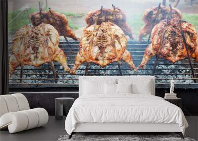 Grilled chicken Wall mural