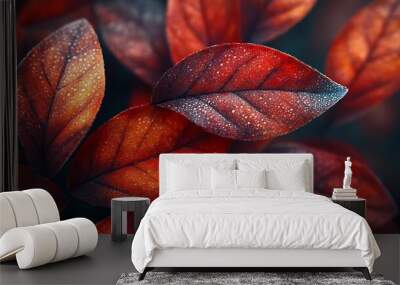 The best image for Automn leaves : Generative AI Wall mural