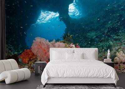 Colorful seascape Wall mural