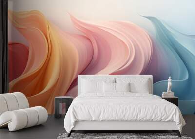 Elegant abstract trendy universal background templates. Minimalist aesthetic made with AI Wall mural