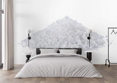 heap of salt isolated on white background. Wall mural