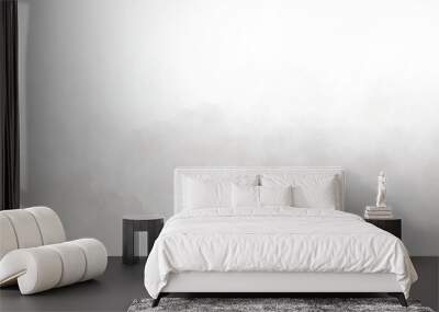 Realistic white cloud or smoke. White fog or smoke on transparent background. PNG image  Wall mural