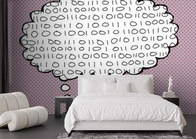 Sleeping Tablet Computer Wall mural