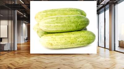 cucumber isolated Wall mural