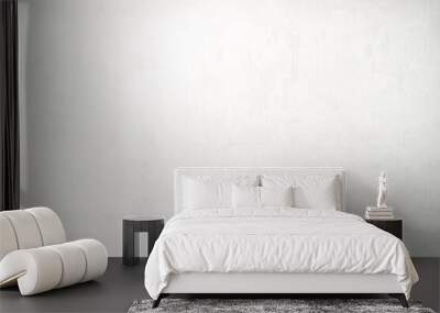 White cement textured wall background. 
 Wall mural