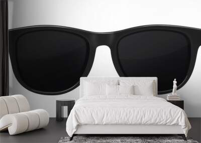 Black sunglasses Wall mural