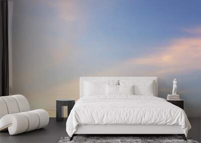 Colorful sky at sunset for background Wall mural