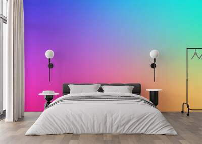 colorful gradient background Wall mural